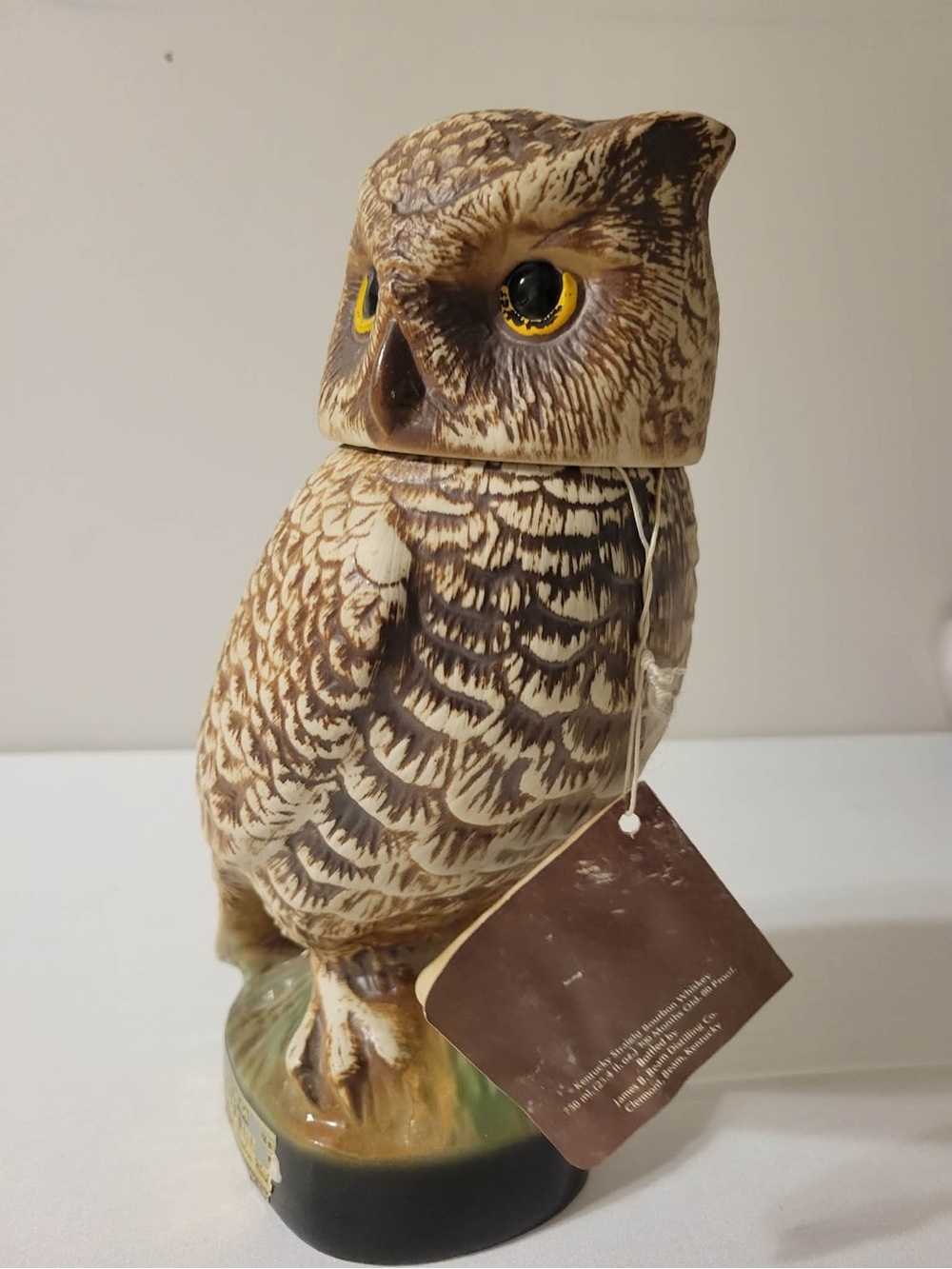 Vintage Jim Beam Owl Whiskey Decanter